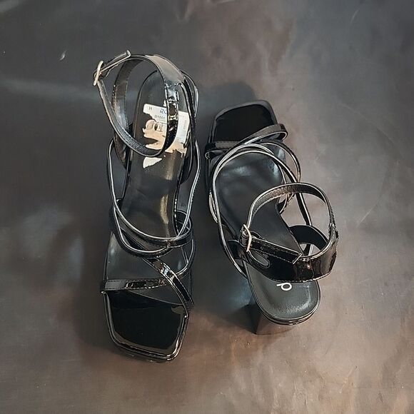 BRAND NEW DIBA MULTI-STRAP BLOCK-HEEL ADJUSTABLE BUCKLE WOMEN'S SANDAL G1 - Picture 4 of 16